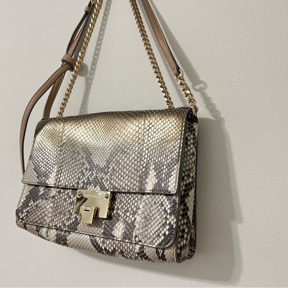 Jimmy Choo Python Crossbody Handbag - Picture 6 of 12